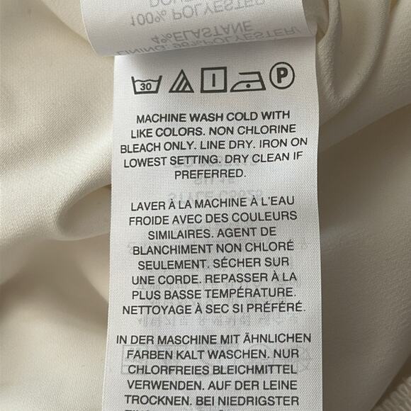 J. Crew | Ivory Stitched Pleated Skirt Size 2 - Picture 11 of 11